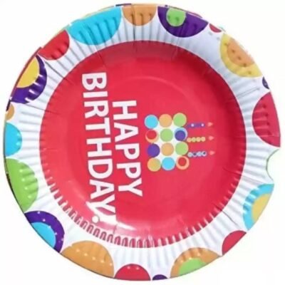 birthday cake plate